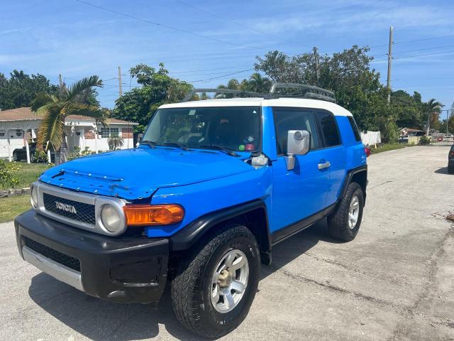 JTEBU11F970086498 - 2007 TOYOTA FJ CRUISER BLUE photo 2