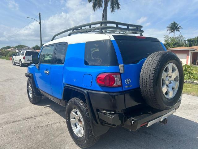 JTEBU11F970086498 - 2007 TOYOTA FJ CRUISER BLUE photo 3