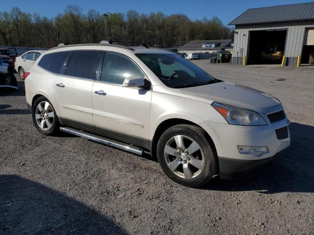 1GNKVLED3BJ185849 - 2011 CHEVROLET TRAVERSE LTZ WHITE photo 4