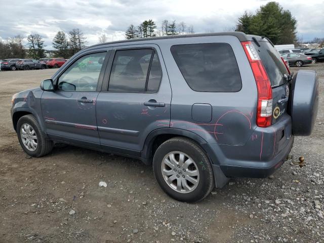 JHLRD78986C008350 - 2006 HONDA CR-V SE GRAY photo 2