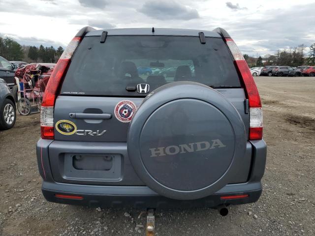 JHLRD78986C008350 - 2006 HONDA CR-V SE GRAY photo 6