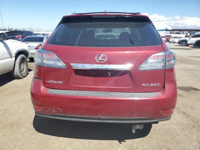 JTJZK1BA3A2404801 - 2010 LEXUS RX 350 BURGUNDY photo 6