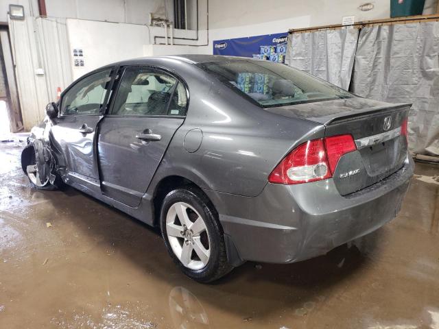 2HGFA16679H322640 - 2009 HONDA CIVIC LX-S GRAY photo 2