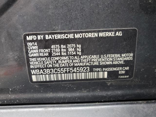 WBA3B3C55FF545923 - 2015 BMW 328 XI BLACK photo 12