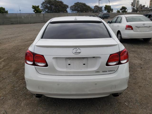 JTHCE1KS4B0030039 - 2011 LEXUS GS 350 WHITE photo 6