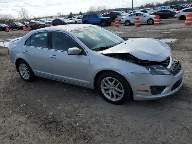 3FAHP0JA1AR315659 - 2010 FORD FUSION SEL SILVER photo 4