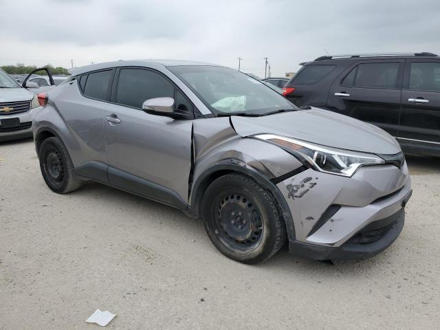 JTNKHMBX3K1035563 - 2019 TOYOTA C-HR XLE SILVER photo 4