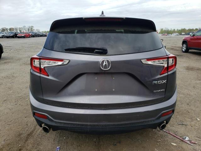 5J8TC2H5XLL019448 - 2020 ACURA RDX TECHNOLOGY GRAY photo 6