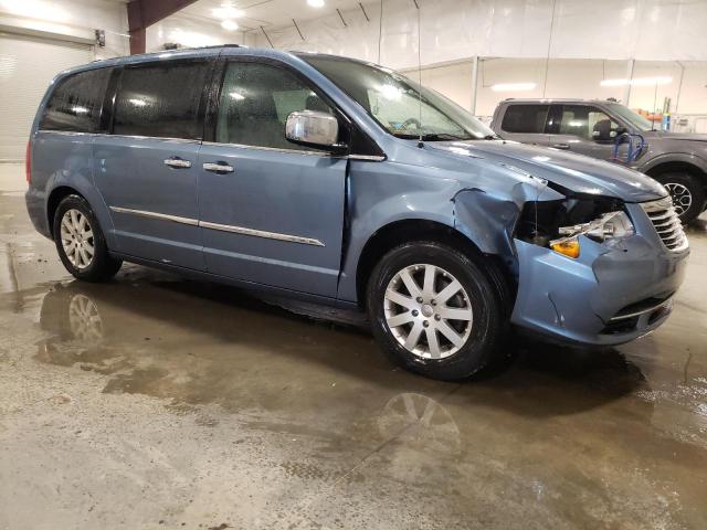 2C4RC1CG1CR134507 - 2012 CHRYSLER TOWN & COU TOURING L BLUE photo 4