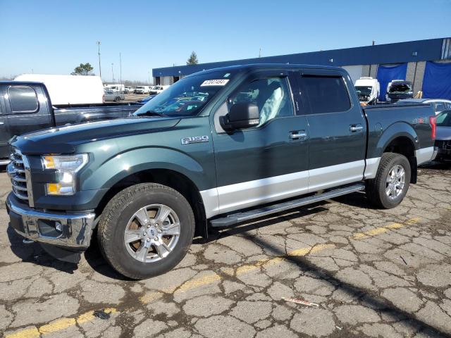 1FTEW1E8XFFC21314 - 2015 FORD F150 SUPERCREW GREEN photo 1