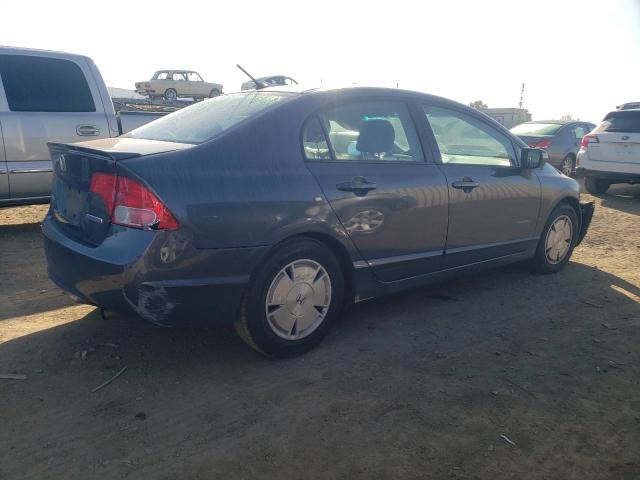 JHMFA36278S031505 - 2008 HONDA CIVIC HYBRID GRAY photo 3