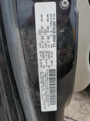 2C4RC1BG6GR126703 - 2016 CHRYSLER TOWN & COU TOURING შავი ფოტო 13