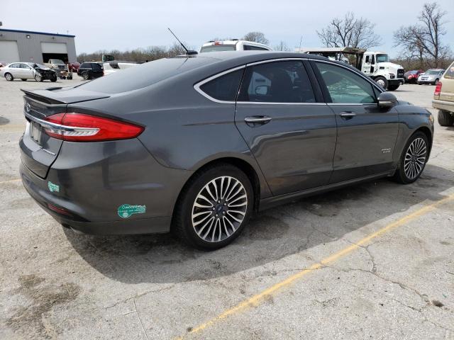 3FA6P0SU8HR129823 - 2017 FORD FUSION TITANIUM PHEV BLACK photo 3