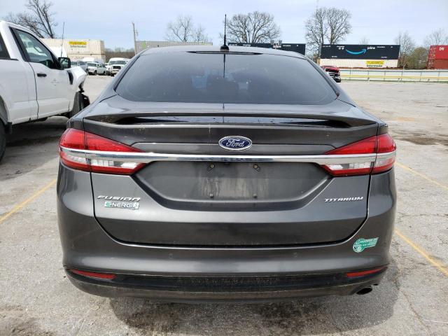 3FA6P0SU8HR129823 - 2017 FORD FUSION TITANIUM PHEV BLACK photo 6