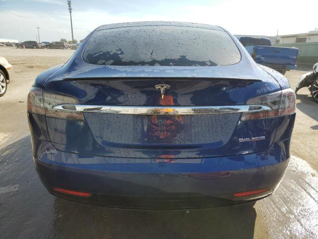 5YJSA1E44LF413259 - 2020 TESLA MODEL S BLUE photo 6