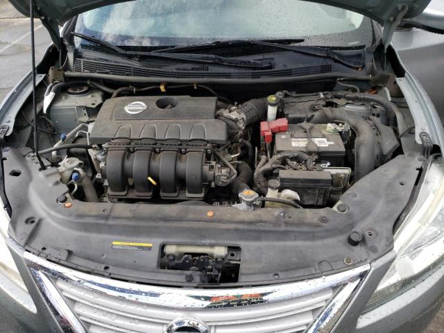 3N1AB7AP2EL665157 - 2014 NISSAN SENTRA S SILVER photo 11