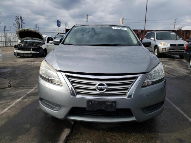 3N1AB7AP2EL665157 - 2014 NISSAN SENTRA S SILVER photo 5