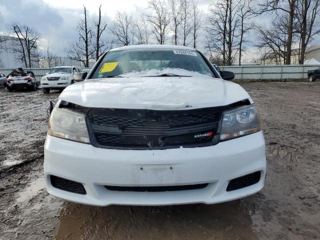 1C3CDZAB1EN189701 - 2014 DODGE AVENGER SE WHITE photo 5