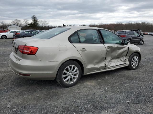 3VWLA7AJ7FM293795 - 2015 VOLKSWAGEN JETTA TDI TAN photo 3