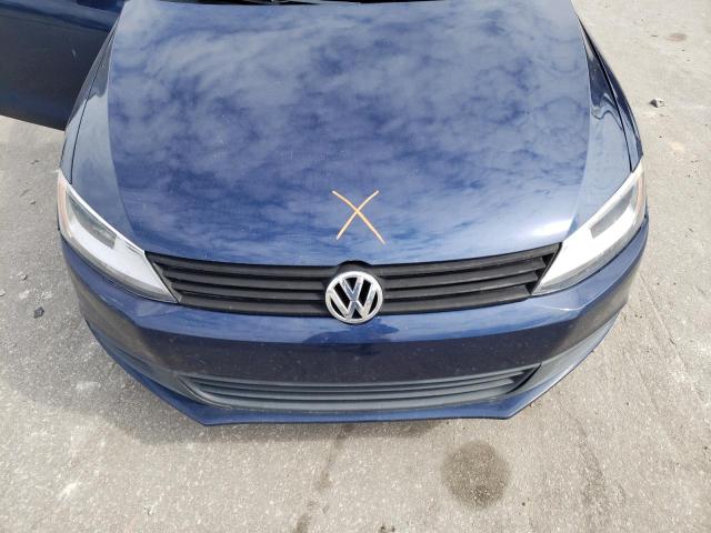3VW2K7AJ6DM370713 - 2013 VOLKSWAGEN JETTA BASE Կապույտ լուսանկար 11