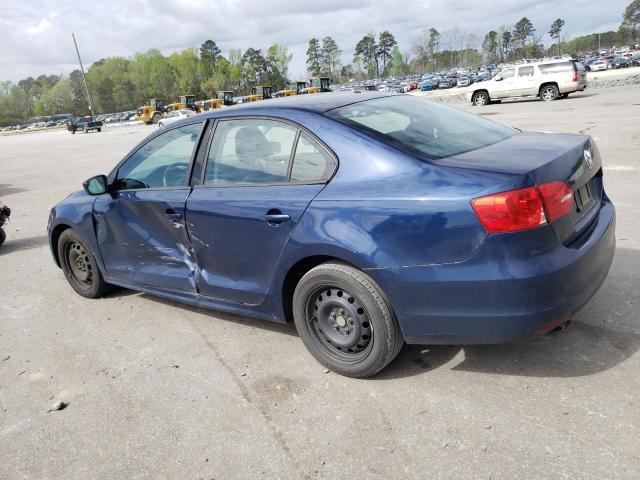 3VW2K7AJ6DM370713 - 2013 VOLKSWAGEN JETTA BASE Կապույտ լուսանկար 2