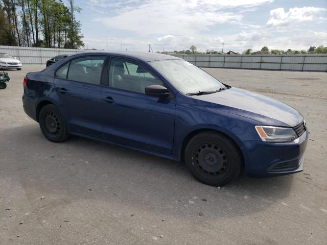3VW2K7AJ6DM370713 - 2013 VOLKSWAGEN JETTA BASE Կապույտ լուսանկար 4