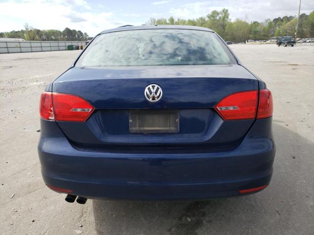 3VW2K7AJ6DM370713 - 2013 VOLKSWAGEN JETTA BASE Կապույտ լուսանկար 6
