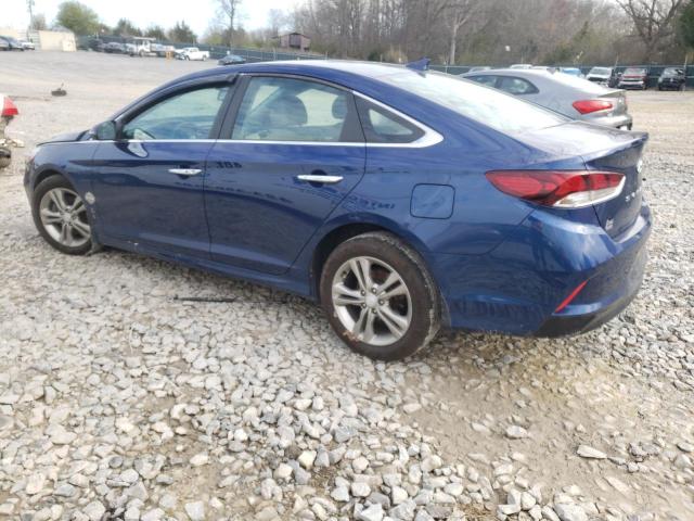 5NPE34AF8KH800087 - 2019 HYUNDAI SONATA LIMITED BLUE photo 2