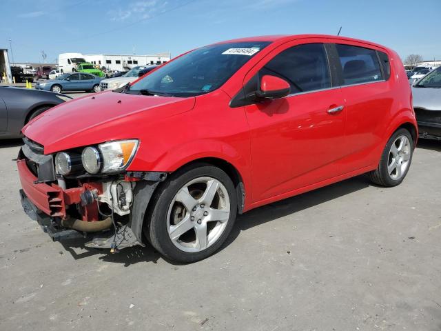 1G1JE6SB6F4105644 - 2015 CHEVROLET SONIC LTZ RED photo 1