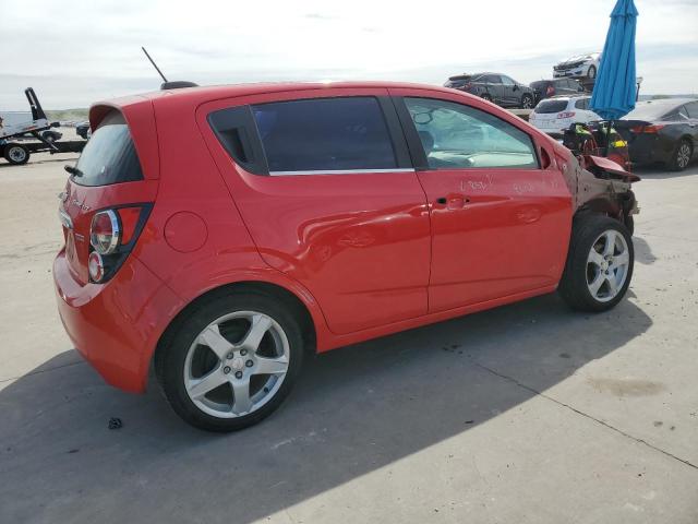 1G1JE6SB6F4105644 - 2015 CHEVROLET SONIC LTZ RED photo 3