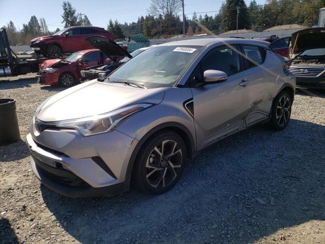 JTNKHMBX8K1056148 - 2019 TOYOTA C-HR XLE SILVER photo 1