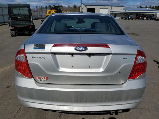 3FAHP0HA9BR326805 - 2011 FORD FUSION SE SILVER photo 6