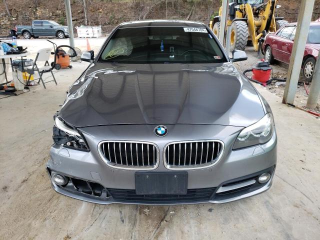 WBA5A7C58FD627160 - 2015 BMW 528 XI GRAY photo 5