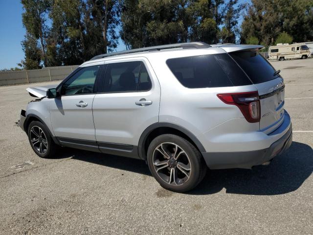 1FM5K8GT2FGA27517 - 2015 FORD EXPLORER SPORT SILVER photo 2