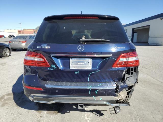 4JGDA5HB6EA363434 - 2014 MERCEDES-BENZ ML 350 4MATIC BLUE photo 6
