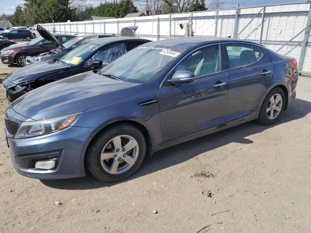 5XXGM4A75FG372107 - 2015 KIA OPTIMA LX BLUE photo 1