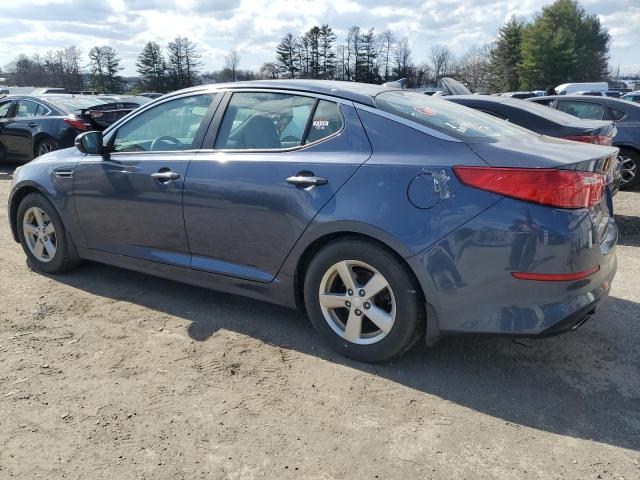 5XXGM4A75FG372107 - 2015 KIA OPTIMA LX BLUE photo 2