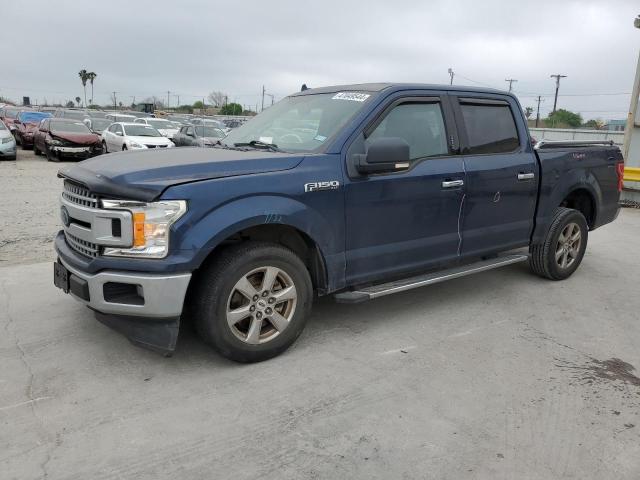 1FTEW1CP1JKD31694 - 2018 FORD F150 SUPERCREW BLUE photo 1