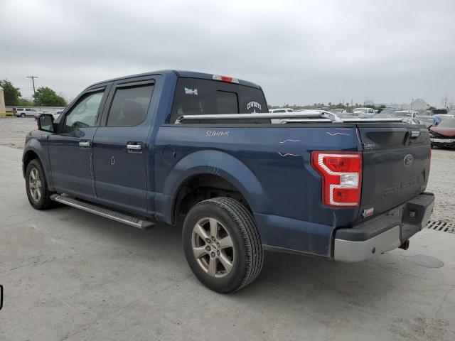 1FTEW1CP1JKD31694 - 2018 FORD F150 SUPERCREW BLUE photo 2