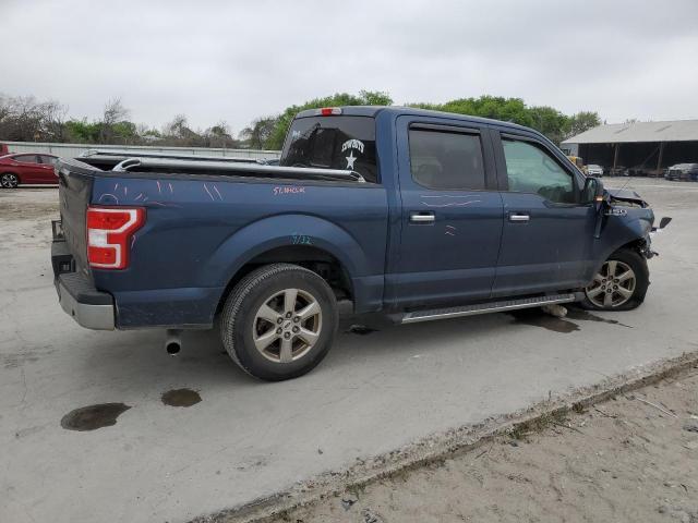 1FTEW1CP1JKD31694 - 2018 FORD F150 SUPERCREW BLUE photo 3