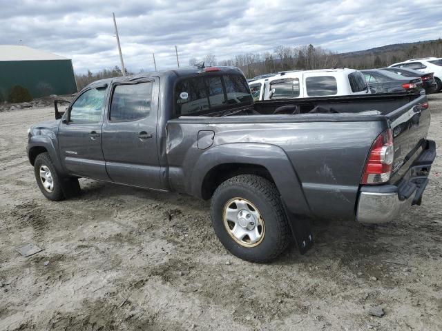 3TMMU4FN9CM042670 - 2012 TOYOTA TACOMA DOUBLE CAB LONG BED GRAY photo 2