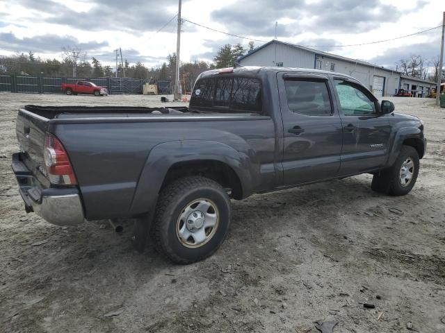 3TMMU4FN9CM042670 - 2012 TOYOTA TACOMA DOUBLE CAB LONG BED GRAY photo 3