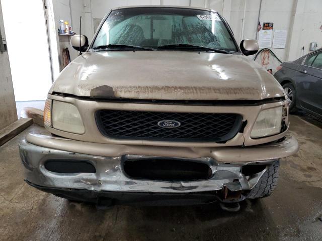 2FTZX1861WCA97647 - 1998 FORD F150 TAN photo 5