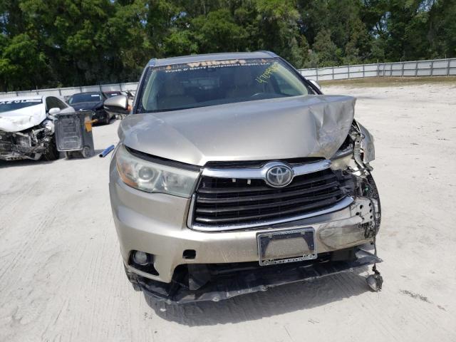 5TDDKRFH1GS300473 - 2016 TOYOTA HIGHLANDER LIMITED SILVER photo 5