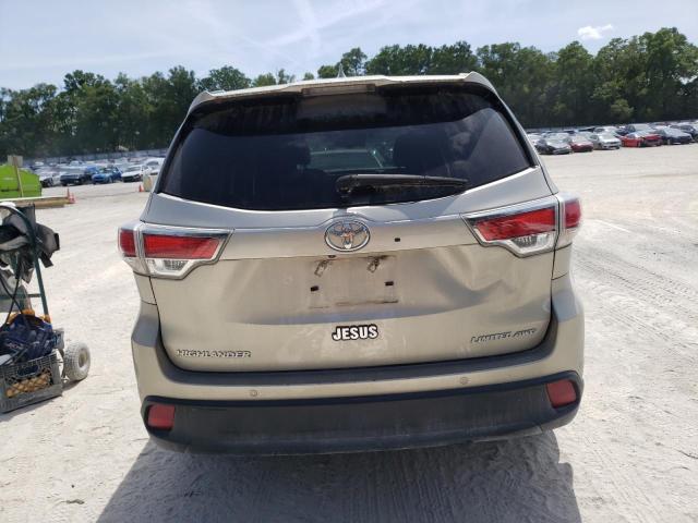 5TDDKRFH1GS300473 - 2016 TOYOTA HIGHLANDER LIMITED SILVER photo 6