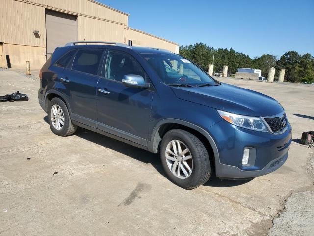 5XYKT4A61EG536967 - 2014 KIA SORENTO LX BLUE photo 4