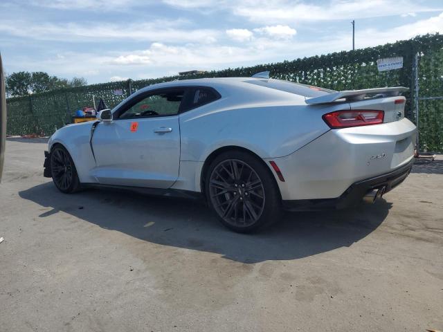 1G1FK1R67J0104674 - 2018 CHEVROLET CAMARO ZL1 SILVER photo 2