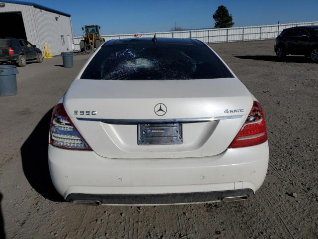 WDDNG9EB7DA527300 - 2013 MERCEDES-BENZ S 550 4MATIC WHITE photo 6