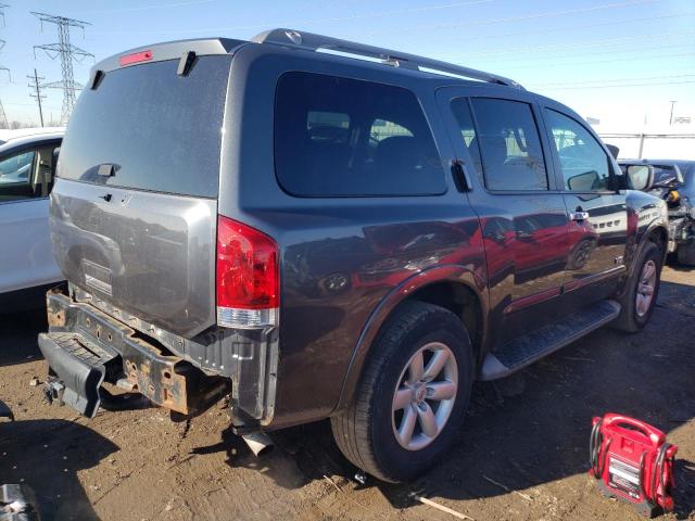 5N1AA08C99N603721 - 2009 NISSAN ARMADA SE GRAY photo 3