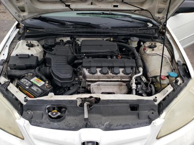 2HGES16584H629369 - 2004 HONDA CIVIC LX WHITE photo 11